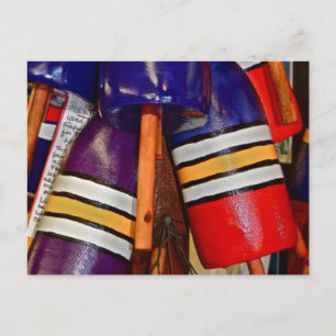 Lobster Bouys Postcard