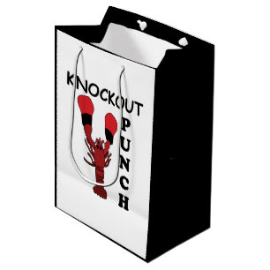 Lobster Boxing Knockout Punch  Medium Gift Bag
