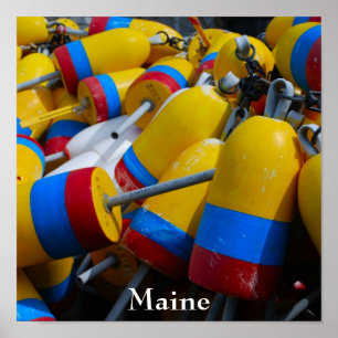 Lobster Buoy Poster - 1