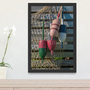 Lobster Buoys Poster