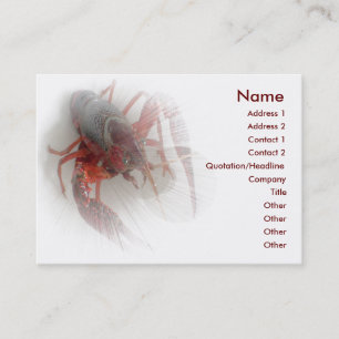 Lobster Business Card