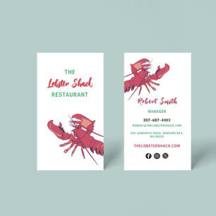 Lobster Business Card