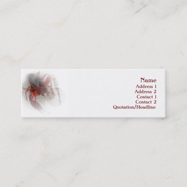 Lobster Business Card (Front)