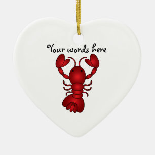 Lobster Ceramic Tree Decoration