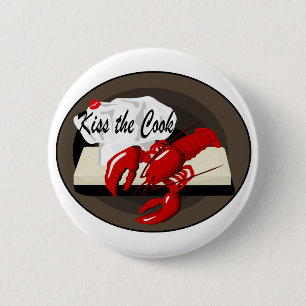 Lobster Chef Kiss the Cook Button