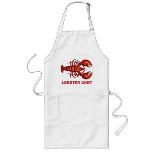 Lobster Chef Personalize Long Apron