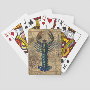 Lobster Crawfish Shellfish Seafood Ocean Playing Cards