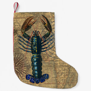 Lobster Crawfish Shellfish Seafood Ocean Small Christmas Stocking