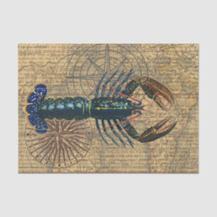 Lobster Crawfish Shellfish Seafood Ocean Tissue Paper