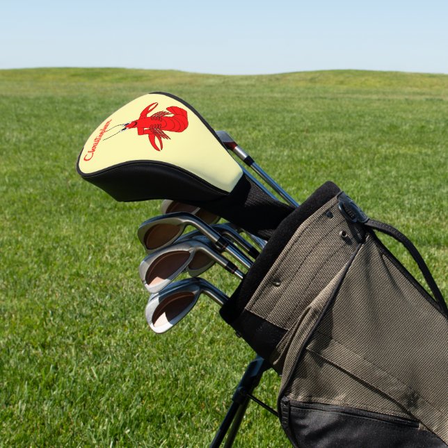 Lobster Design Golf Head Cover (In Situ)