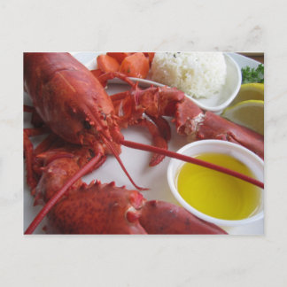 Lobster Dinner Postcard