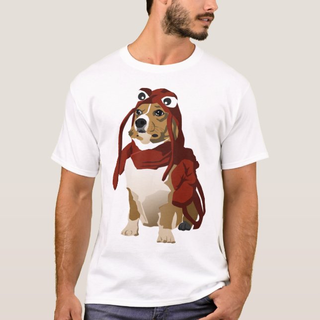 Lobster Dog Dogfort Meme T-Shirt (Front)