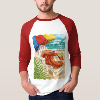 Lobster Drinking Margarita T-Shirt