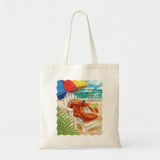 Lobster Drinking Margarita Tote
