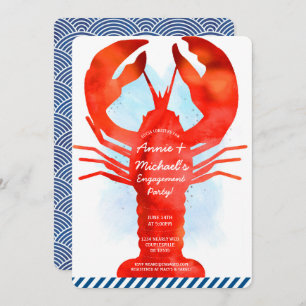 Lobster Engagement Invitation