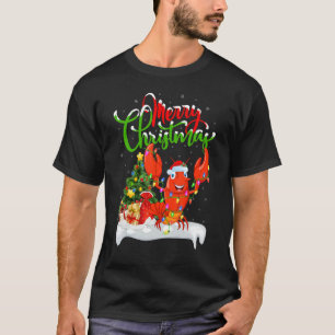 Lobster Fish Xmas Decorations Santa Lobster Chri T-Shirt