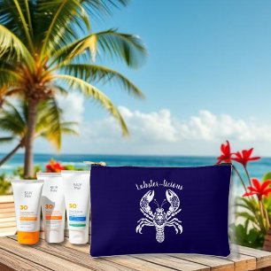 Lobster-Fisherman Core-Hawaiian-Blue Accessory Pouch