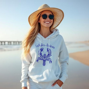 Lobster-Fisherman Core-Hawaiian-Tropical- Hoodie