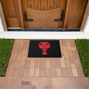 Lobster for Halloween Lobster Animal Cosplay Doormat