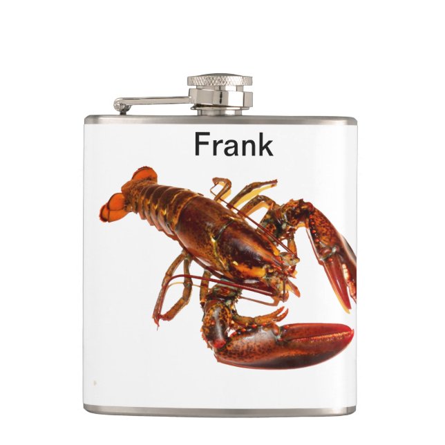 Lobster Hip Flask (Front)