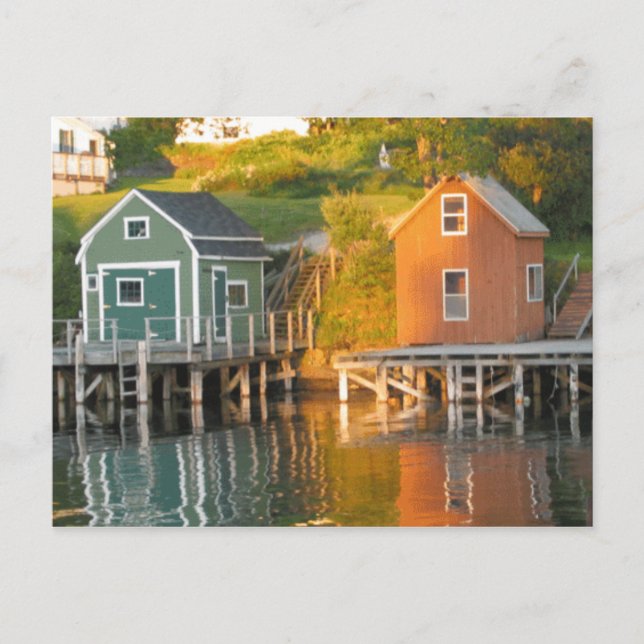 Lobster huts postcard (Front)