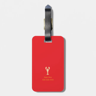 Lobster Luggage Tag