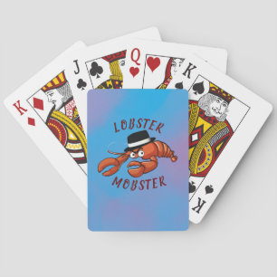 Lobster Mobster 🦞 Funny Cartoon Gangster Playing Cards