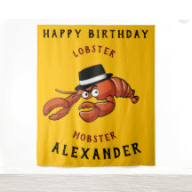 Lobster Mobster 🦞 Wide-Eyed Cute Cartoon Gangster