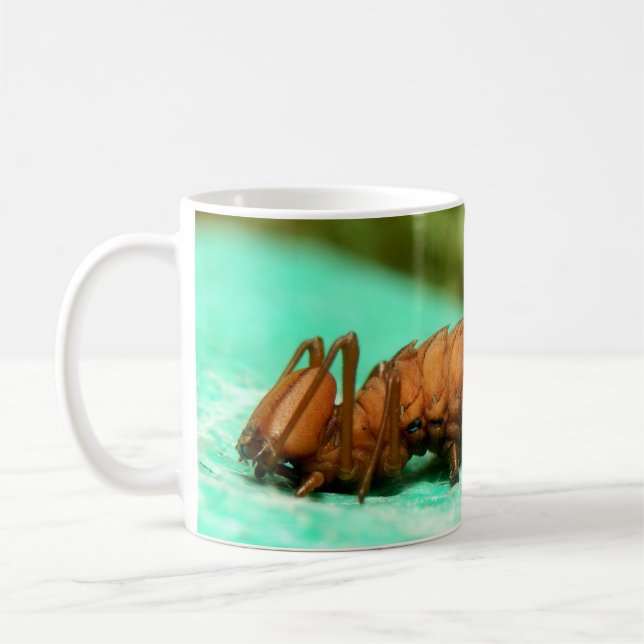 Lobster Moth Caterpillar Bug Mug (Left)