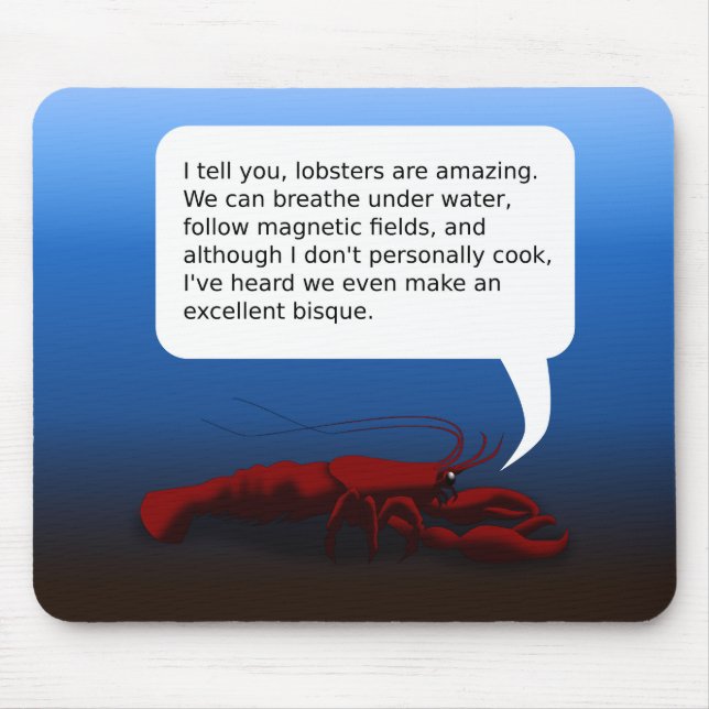 Lobster Mouse Pad (Front)