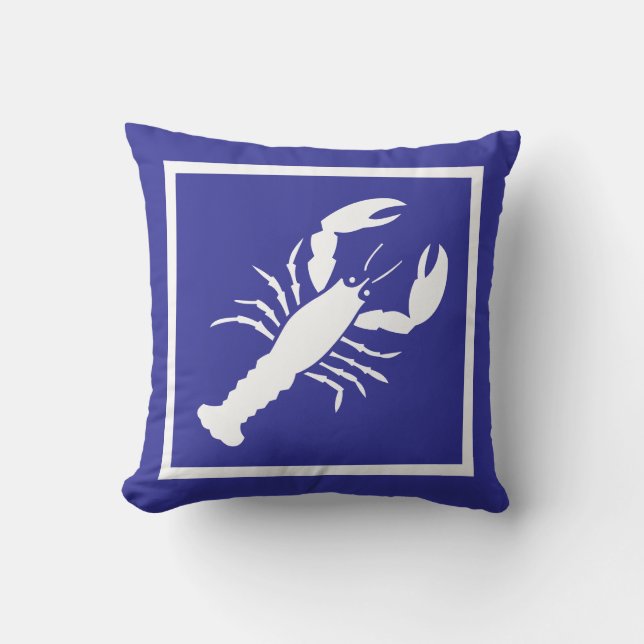 Lobster | Nautical Cushion (Front)