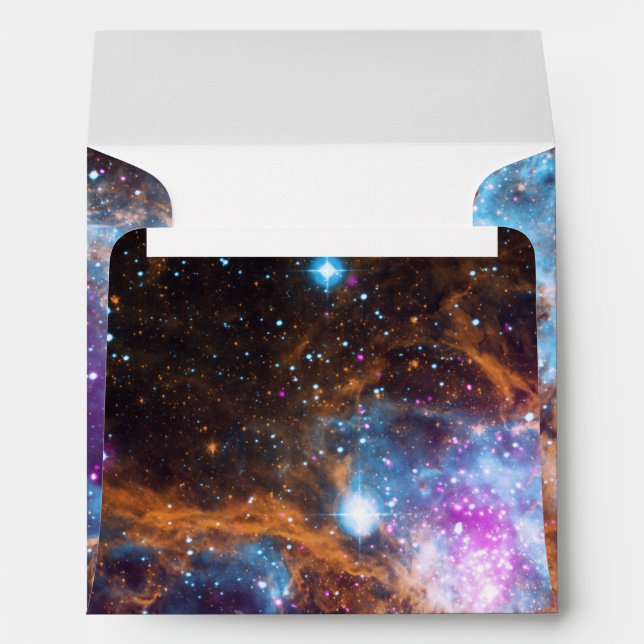 Lobster Nebula - Cosmic Winter Wonderland Envelope (Back (Bottom))