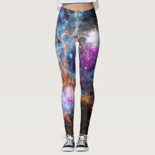 Lobster Nebula - Cosmic Winter Wonderland Leggings
