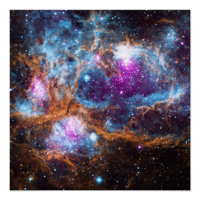 Lobster Nebula - Cosmic Winter Wonderland Poster (Front)