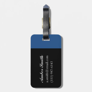Lobster on Tiffany Plate Luggage Tag