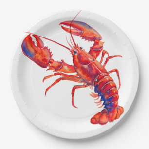 Lobster Paper Plate