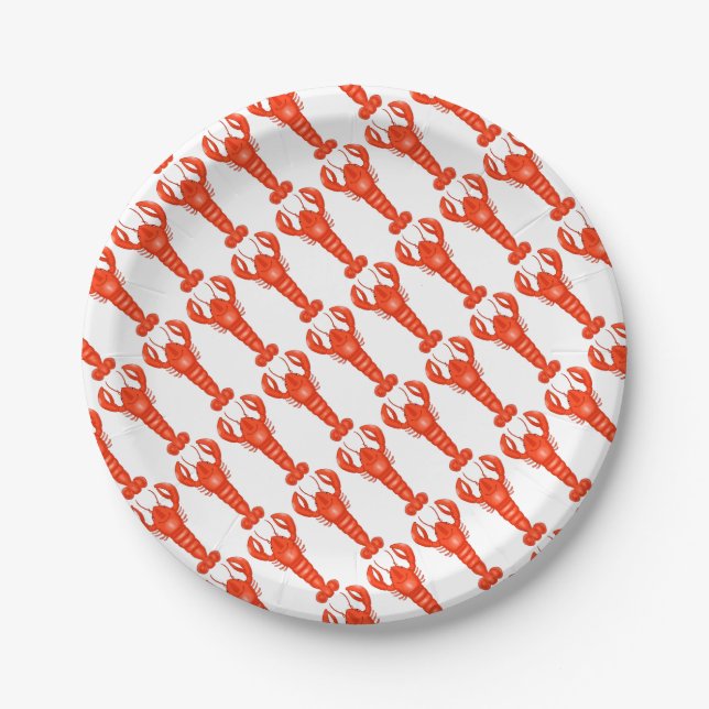Lobster Paper Plates (Front)