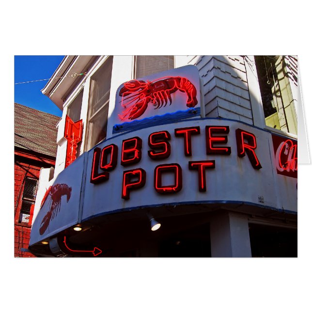Lobster Pot Neon Sign (Front Horizontal)