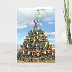 Lobster Pot Tree Card