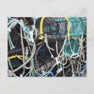 Lobster Pots on a Postcard