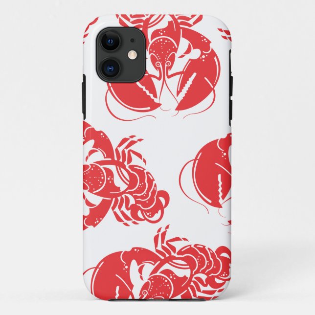 lobster print Case-Mate iPhone case (Back)
