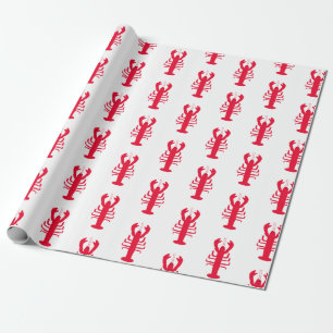 Lobster Print Wrapping Paper