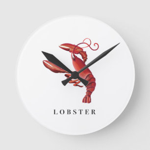 Lobster Round Clock