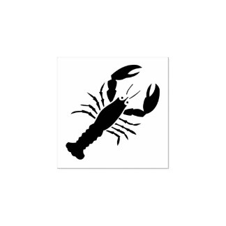 "Lobster" Rubber Stamp