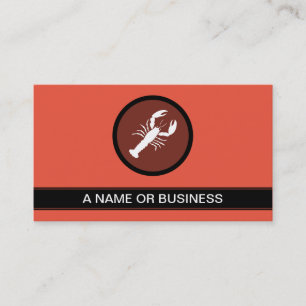 lobster ruby bubble business card