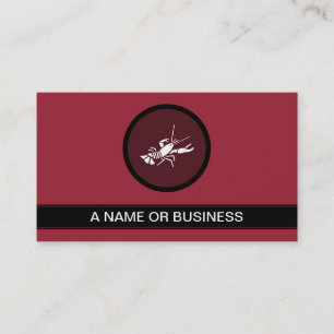 lobster ruby bubble business card