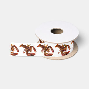 Lobster Satin Ribbon