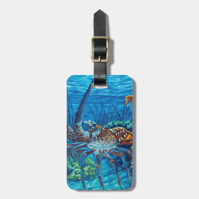 Lobster Season Luggage Tag (Front Vertical)