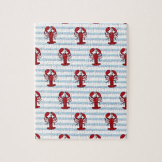 lobster seersucker jigsaw puzzle