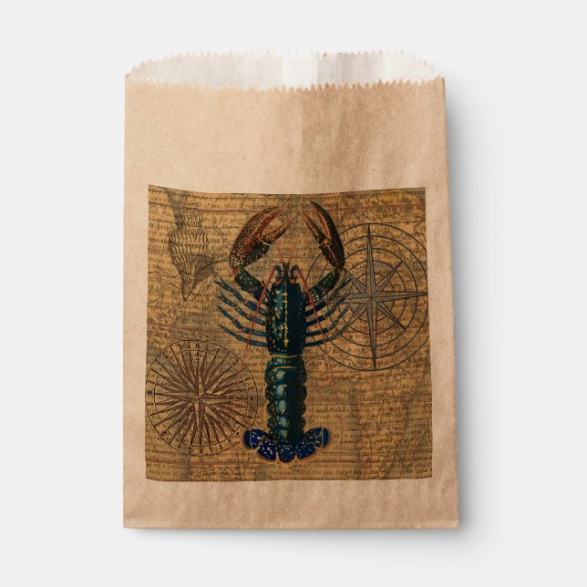 Lobster Shellfish Seafood Maine Classic Ocean Favour Bag (Front)